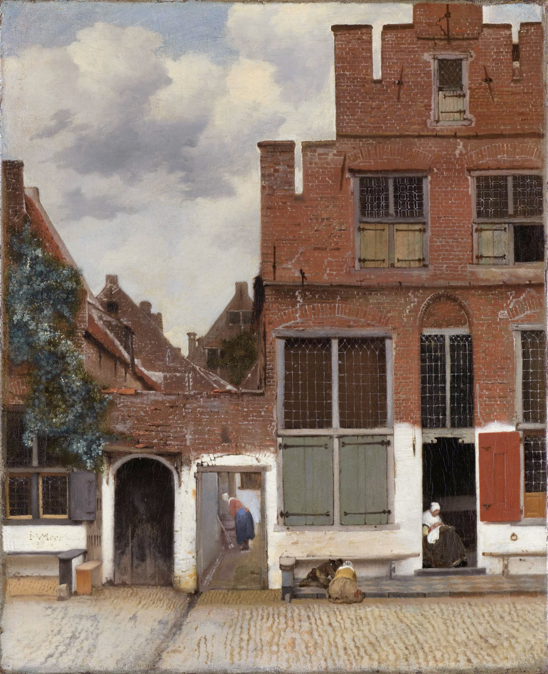 Straatje van Vermeer delft